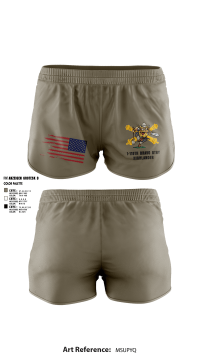 Bravo 1-119th FA 38934008 Ranger Panties - 5
