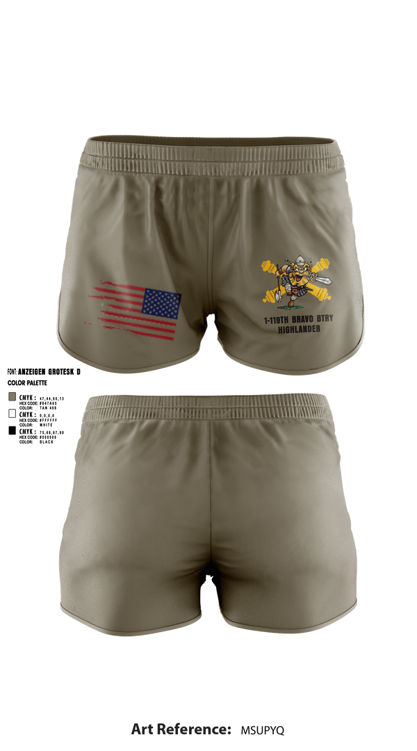 Ranger Panties, Bravo 1-119th FA, , Teamtime, Team time, sublimation, custom sports apparel, team uniforms, spirit wear, spiritwear, sports uniforms, custom shirts, team store, custom team store, fundraiser sports, apparel fundraiser