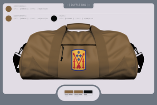 Duffle Bag, Bravo 1-57 ADAR, Army, Teamtime, Team time, sublimation, custom sports apparel, team uniforms, spirit wear, spiritwear, sports uniforms, custom shirts, team store, custom team store, fundraiser sports, apparel fundraiser