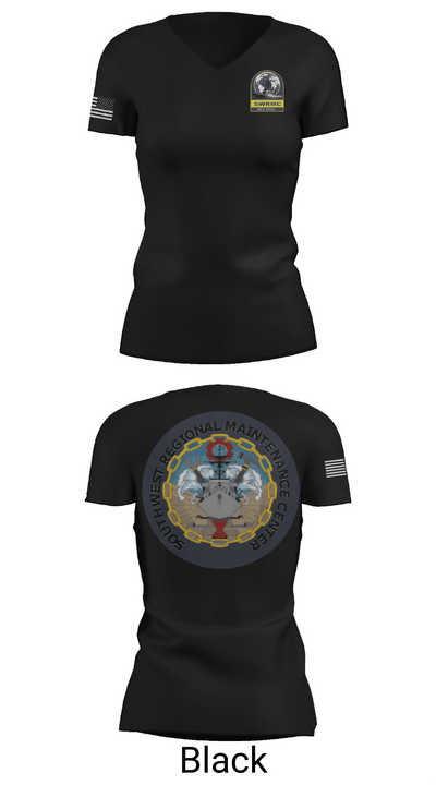 Swrmc 87303648 Women's Short Sleeve V-neck Shirt - 27