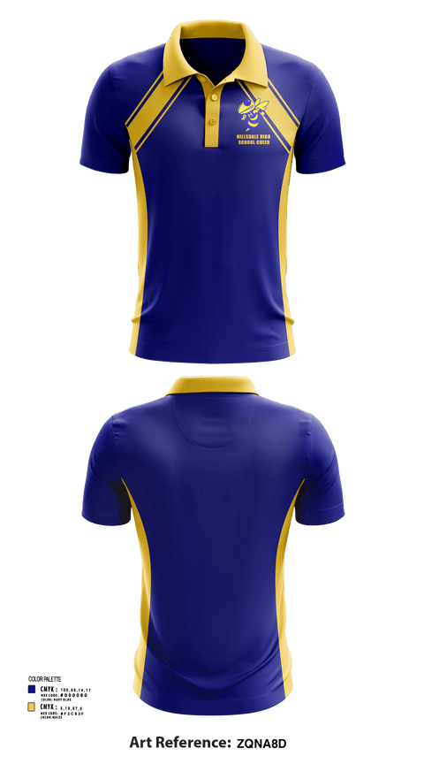 Short Sleeve Performance Polo, Hillsdale High School Cheer, Cheer, Teamtime, Team time, sublimation, custom sports apparel, team uniforms, spirit wear, spiritwear, sports uniforms, custom shirts, team store, custom team store, fundraiser sports, apparel fundraiser