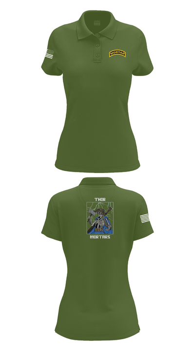 5/4 Cav, C-TRP MTRS 36488604 Women's Short Sleeve Performance Polo  - 55