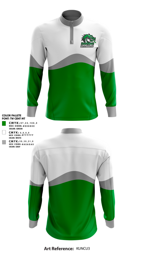 Quarter Zip Jacket, Chelsea Dragons, , Teamtime, Team time, sublimation, custom sports apparel, team uniforms, spirit wear, spiritwear, sports uniforms, custom shirts, team store, custom team store, fundraiser sports, apparel fundraiser