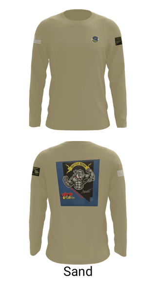 Long Sleeve Performance Shirt, 152 Port Dawgs, Air Force, Teamtime, Team time, sublimation, custom sports apparel, team uniforms, spirit wear, spiritwear, sports uniforms, custom shirts, team store, custom team store, fundraiser sports, apparel fundraiser