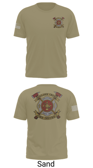 Old School Cotton Feel Shirt, Boulder creek fire, , Teamtime, Team time, sublimation, custom sports apparel, team uniforms, spirit wear, spiritwear, sports uniforms, custom shirts, team store, custom team store, fundraiser sports, apparel fundraiser