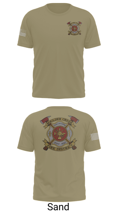 Boulder creek fire 92680239 Old School Cotton Feel Shirt - 90