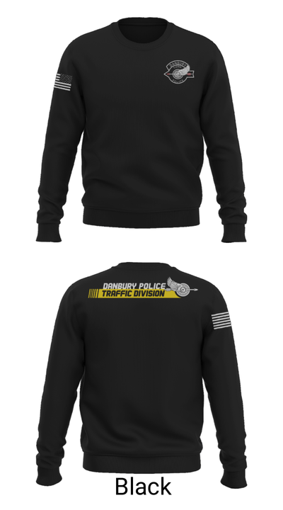 Danbury Police Traffic Unit 20625230 Crew Neck Sweatshirt - 24