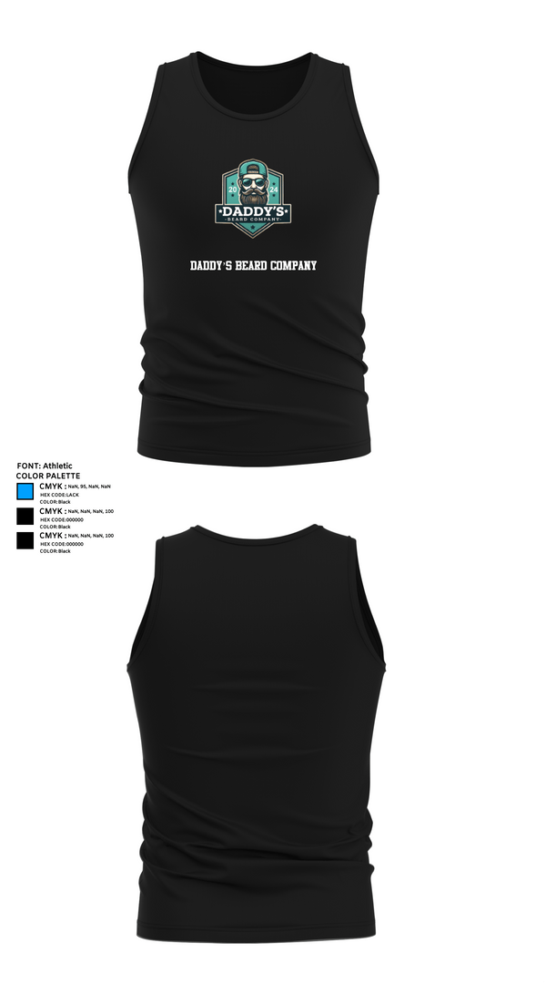 Tank Top, Daddy’s Beard Company, , Teamtime, Team time, sublimation, custom sports apparel, team uniforms, spirit wear, spiritwear, sports uniforms, custom shirts, team store, custom team store, fundraiser sports, apparel fundraiser