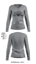 Franklin Senior High School Volleyball 23457023 Women's Long Sleeve V-neck Shirt - 6