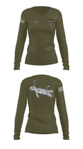 A Co.2-10 AHB 24005115 Women's Long Sleeve V-neck Shirt - 29