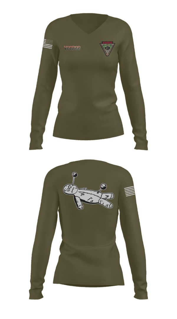 Women's Long Sleeve Vneck Shirt, A Co.2-10 AHB, , Teamtime, Team time, sublimation, custom sports apparel, team uniforms, spirit wear, spiritwear, sports uniforms, custom shirts, team store, custom team store, fundraiser sports, apparel fundraiser