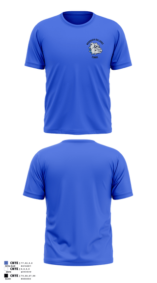 Short Sleeve Performance Shirt, Woodburn Bulldogs, Tennis, Teamtime, Team time, sublimation, custom sports apparel, team uniforms, spirit wear, spiritwear, sports uniforms, custom shirts, team store, custom team store, fundraiser sports, apparel fundraiser