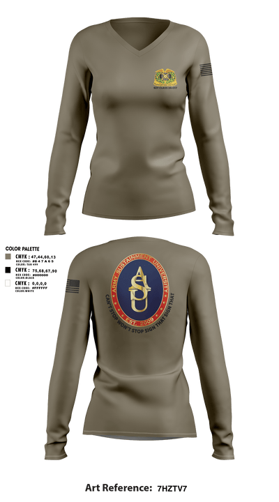 ALC 55179644 Women's Long Sleeve V-neck Shirt - 4