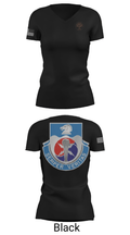 312TH MI BN, CHARLIE DETACHMENT 54805661 Women's Short Sleeve V-neck Shirt - 28