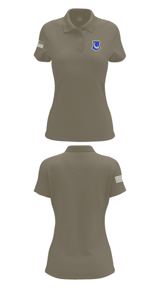 Womens Short Sleeve Performance Polo, C-Co. 1-181st, National Guard, Teamtime, Team time, sublimation, custom sports apparel, team uniforms, spirit wear, spiritwear, sports uniforms, custom shirts, team store, custom team store, fundraiser sports, apparel fundraiser