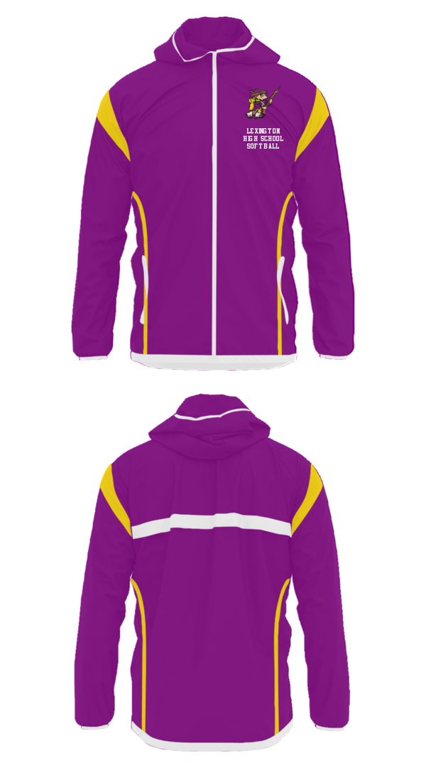 Windbreaker, Lexington High School Softball, Softball, Teamtime, Team time, sublimation, custom sports apparel, team uniforms, spirit wear, spiritwear, sports uniforms, custom shirts, team store, custom team store, fundraiser sports, apparel fundraiser