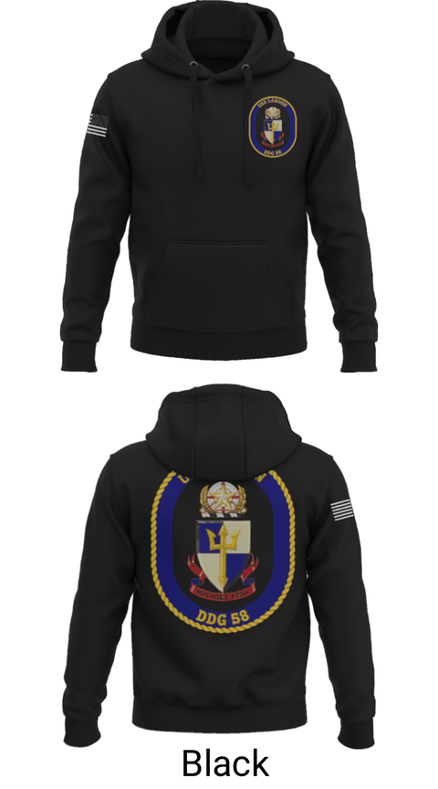 Hoodie, USS LABOON - DDG 58, Navy, Teamtime, Team time, sublimation, custom sports apparel, team uniforms, spirit wear, spiritwear, sports uniforms, custom shirts, team store, custom team store, fundraiser sports, apparel fundraiser