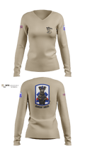 3RD PLT BAD BOYS3RD PLT BAD BOYS 899719921-299 DismountBlue Ewok 2663775 Women's Long Sleeve V-neck Shirt -1 2