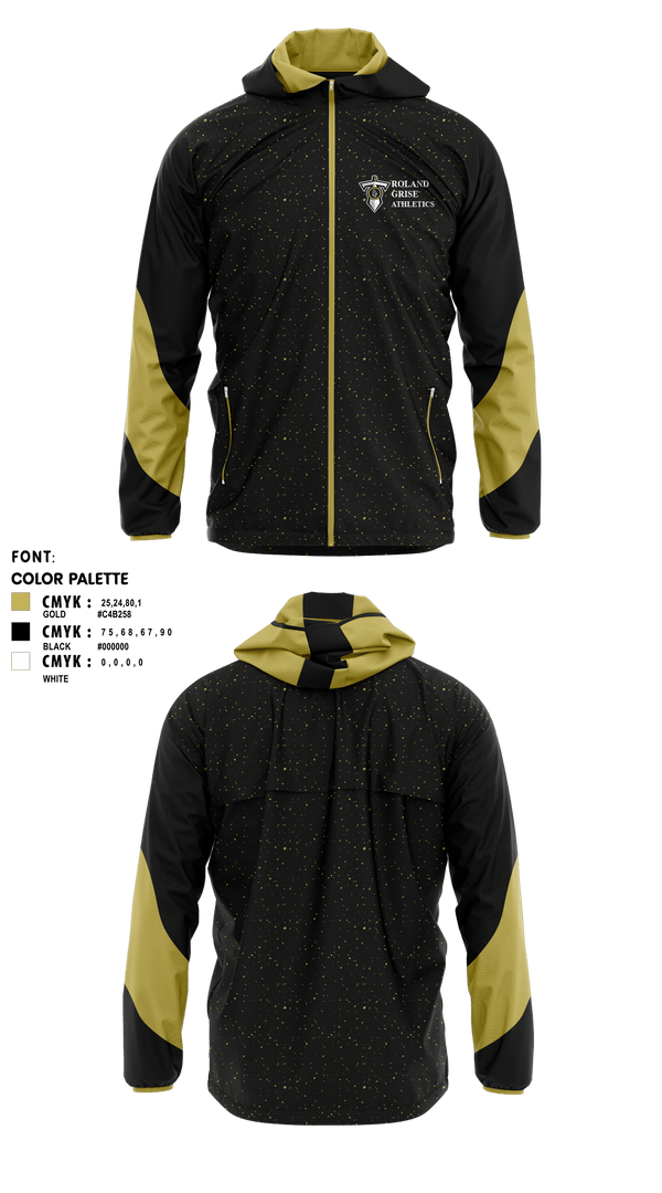 Windbreaker, Roland Grise Athletics, Spirit Store, Teamtime, Team time, sublimation, custom sports apparel, team uniforms, spirit wear, spiritwear, sports uniforms, custom shirts, team store, custom team store, fundraiser sports, apparel fundraiser