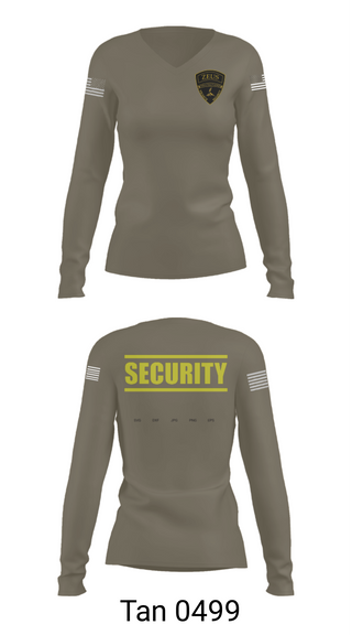 Womens Long Sleeve Vneck Shirt, Zeus Protections, Police, Teamtime, Team time, sublimation, custom sports apparel, team uniforms, spirit wear, spiritwear, sports uniforms, custom shirts, team store, custom team store, fundraiser sports, apparel fundraiser