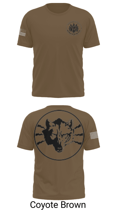 Wolves, Bravo, 305th MI 94376835 Old School Cotton Feel Shirt - 7