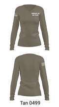 Mülheim an der Ruhr 46317885 Women's Long Sleeve V-neck Shirt - 77