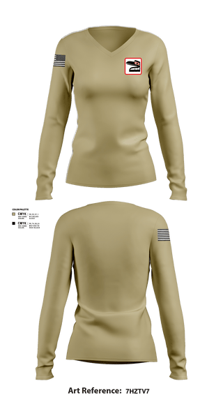 Womens Long Sleeve Vneck Shirt, Enforcers, Army, Teamtime, Team time, sublimation, custom sports apparel, team uniforms, spirit wear, spiritwear, sports uniforms, custom shirts, team store, custom team store, fundraiser sports, apparel fundraiser