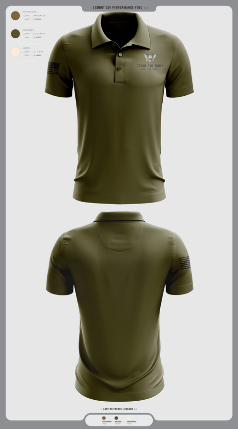 Short Sleeve Performance Polo, Air-Mail, Baseball, Teamtime, Team time, sublimation, custom sports apparel, team uniforms, spirit wear, spiritwear, sports uniforms, custom shirts, team store, custom team store, fundraiser sports, apparel fundraiser