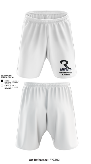 Athletic Shorts With Pockets, WhiteHaven Ravens, Track & Field, Teamtime, Team time, sublimation, custom sports apparel, team uniforms, spirit wear, spiritwear, sports uniforms, custom shirts, team store, custom team store, fundraiser sports, apparel fundraiser