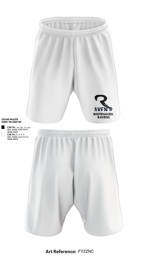 Athletic Shorts With Pockets, WhiteHaven Ravens, Track & Field, Teamtime, Team time, sublimation, custom sports apparel, team uniforms, spirit wear, spiritwear, sports uniforms, custom shirts, team store, custom team store, fundraiser sports, apparel fundraiser