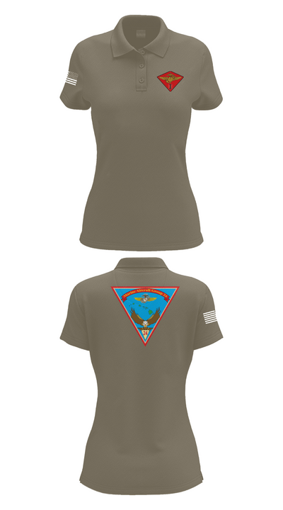 Marine Air Group 24 32391498 Women's Short Sleeve Performance Polo  - 75