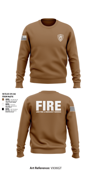 Crew Neck Sweatshirt, 673 CEF, Fire Department, Teamtime, Team time, sublimation, custom sports apparel, team uniforms, spirit wear, spiritwear, sports uniforms, custom shirts, team store, custom team store, fundraiser sports, apparel fundraiser