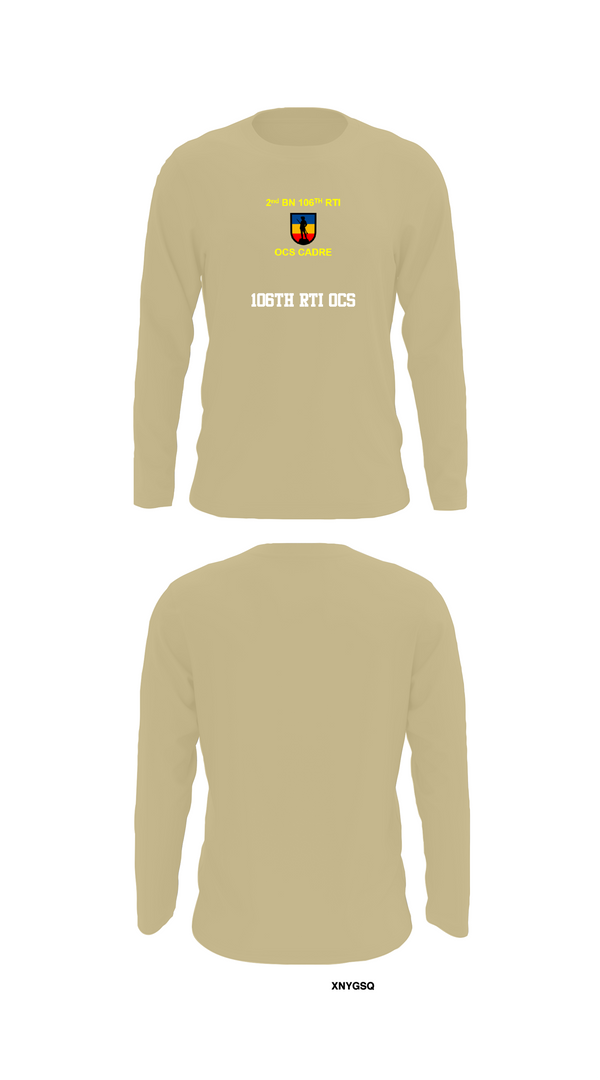 Long Sleeve Performance Shirt, 106th RTI OCS, , Teamtime, Team time, sublimation, custom sports apparel, team uniforms, spirit wear, spiritwear, sports uniforms, custom shirts, team store, custom team store, fundraiser sports, apparel fundraiser