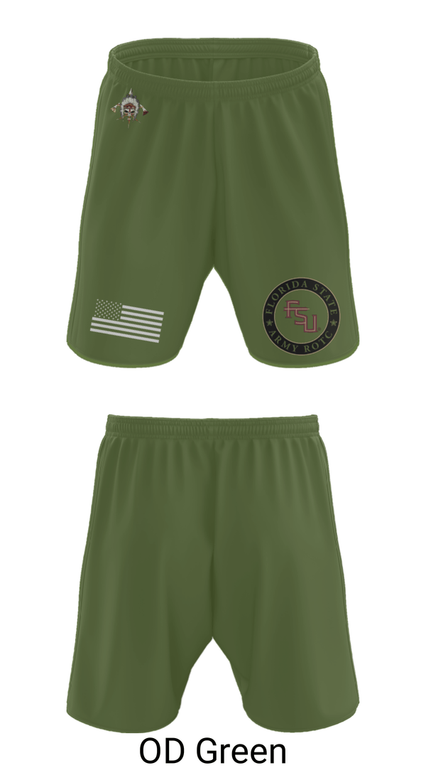 Athletic Shorts With Pockets, Seminole Battalion, Army, Teamtime, Team time, sublimation, custom sports apparel, team uniforms, spirit wear, spiritwear, sports uniforms, custom shirts, team store, custom team store, fundraiser sports, apparel fundraiser