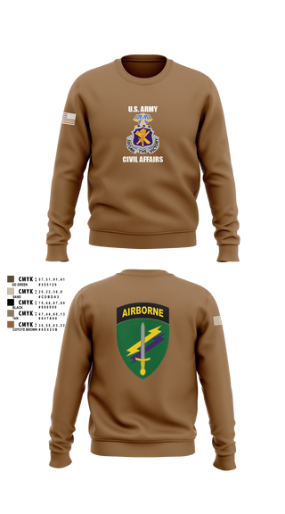 Crew Neck Sweatshirt, Civil Affairs Schoolhouse, , Teamtime, Team time, sublimation, custom sports apparel, team uniforms, spirit wear, spiritwear, sports uniforms, custom shirts, team store, custom team store, fundraiser sports, apparel fundraiser