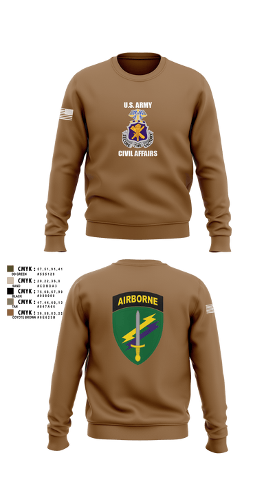 Civil Affairs Schoolhouse 5293701 Crew Neck Sweatshirt - 4