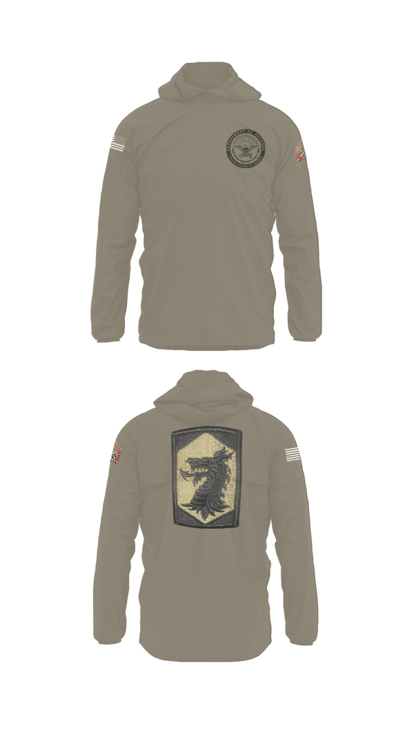 Windbreaker, 445 Chemical Company, National Guard, Teamtime, Team time, sublimation, custom sports apparel, team uniforms, spirit wear, spiritwear, sports uniforms, custom shirts, team store, custom team store, fundraiser sports, apparel fundraiser