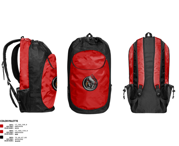 Gear Bag, White Shield High School Wrestling, Wrestling, Teamtime, Team time, sublimation, custom sports apparel, team uniforms, spirit wear, spiritwear, sports uniforms, custom shirts, team store, custom team store, fundraiser sports, apparel fundraiser