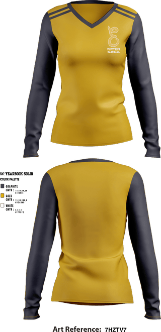 Womens Long Sleeve Vneck Shirt, Electrics, Baseball, Teamtime, Team time, sublimation, custom sports apparel, team uniforms, spirit wear, spiritwear, sports uniforms, custom shirts, team store, custom team store, fundraiser sports, apparel fundraiser
