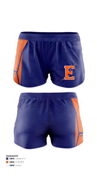 Womens Shorts, Edison High School Cross Country, Cross Country, Teamtime, Team time, sublimation, custom sports apparel, team uniforms, spirit wear, spiritwear, sports uniforms, custom shirts, team store, custom team store, fundraiser sports, apparel fundraiser