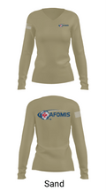 AFOMIS 39561369 Women's Long Sleeve V-neck Shirt - 97