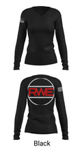 Khari merrills 28709214 Women's Long Sleeve V-neck Shirt - 35