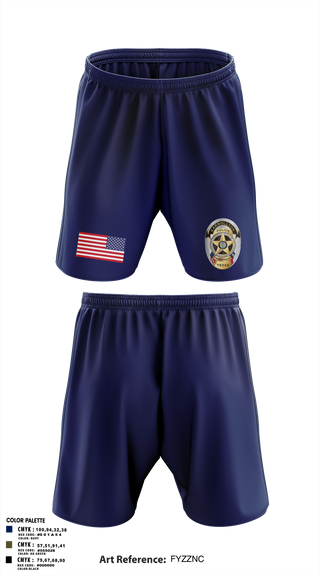 Athletic Shorts With Pockets, Carrollton Police Department, Police, Teamtime, Team time, sublimation, custom sports apparel, team uniforms, spirit wear, spiritwear, sports uniforms, custom shirts, team store, custom team store, fundraiser sports, apparel fundraiser