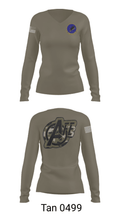 509 OSS 20473594 Women's Long Sleeve V-neck Shirt - 77