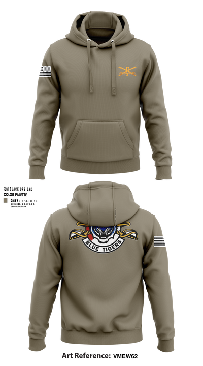 Delta Troop 3-17 CAV 34890879 Hoodie - 23