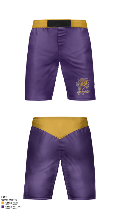 Taylorville Wrestling Club 5122826 Fight Shorts - 41