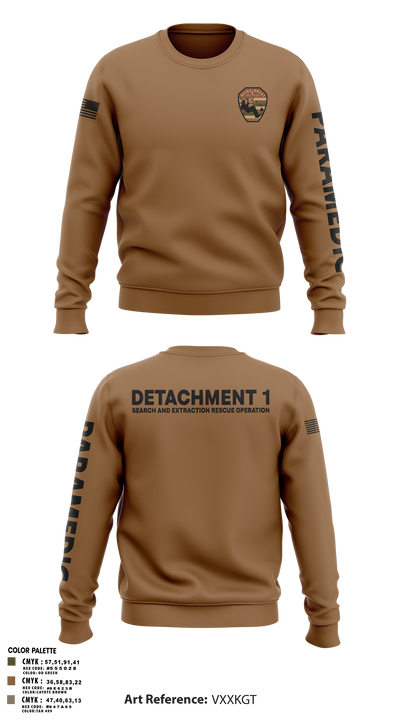 Detachment 1 27221981 Crew Neck Sweatshirt - 14