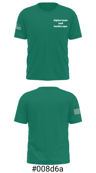 Short Sleeve Performance Shirt, Alpha lawn and landscapeAlpha lawn and landscape, , Teamtime, Team time, sublimation, custom sports apparel, team uniforms, spirit wear, spiritwear, sports uniforms, custom shirts, team store, custom team store, fundraiser sports, apparel fundraiser