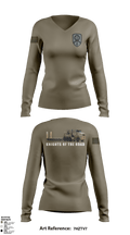 129th Heavy Transport Company 26902985 Women's Long Sleeve V-neck Shirt - 2