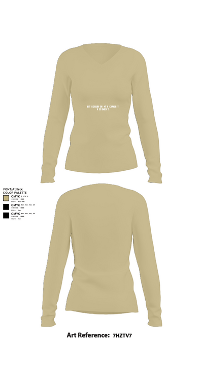 1st Squadron 4th cavalry regiment 84210229 Women's Long Sleeve V-neck Shirt - 82